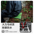 HIKEMAN憨客防潮垫户外超轻单人登山徒步折叠坐垫便携露营加厚野餐垫子 【黑色】大力马防潮坐垫