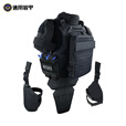 UA通用装甲犀牛阻燃黑战术背心防弹防刺重型背衣快拆马甲俄重甲UTA 牦牛阻燃黑背心（套餐联系客服）