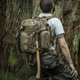危机4 Hazard4海狸吊桥美国危机4战术双肩包军迷户外徒步登山旅行背包 黑色