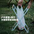 TLXT户外垃圾架露营垃圾桶支架折叠收纳垃圾袋挂架野营烧烤置物架家用 升级版-折叠垃圾架【白色】
