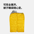Naturehike挪客蝉翼信封带帽羽绒睡袋户外徒步登山超轻鸭绒保暖春夏秋冬四季 适宜-11.1~1.4°C/CW1000夜幕黑L