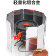 原始人挡风板户外做饭卡式炉防风罩炉具燃气炉防风圈炉头折叠围挡 银色10片