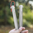 Ti artisan钛工匠钛合金地钉户外露营轻硬度钛合金沙滩钉帐篷钉固定器多功能 V型钛合金地钉【4根装】