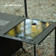 迪飞客/Defthike户外露营IGT桌面配件喝茶桌耐磨钢化玻璃面板单元玻璃板 半单元带灯孔