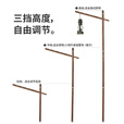 Naturehike挪客木溪户外灯架可拆卸胡桃木便携露营野餐野营帐篷灯照明灯支架 胡桃木