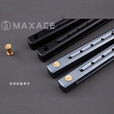 MAXACE幽灵2代一体柄蝴蝶甩花式练习户外EDC 灰色铝柄+SLD夹钢刃