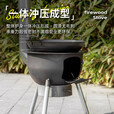 何佳功柴火灶烧木柴家用新款户外炉具农村移动地锅灶大锅灶台烧木柴炉子 35cm加厚一体炉+炉具礼包