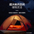 牧高笛（MOBIGARDEN）  冷山UL  户外徒步露营防风防雨超轻便携易搭建双层帐篷 【常规】双人冷山UL2 30D套餐二