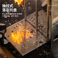 柴火折叠不锈钢取暖木炭架围煮茶露营炉