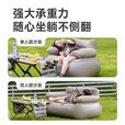 山约户外自动充气沙发露营帐篷双人懒人折叠可睡可躺便携音乐节床垫