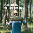 Naturehike挪客山见轻量椅 户外路徒步登山超轻便携可坐可躺折叠月亮椅高背 幻影灰/L