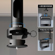 思影（CINE）投影仪吊架隐藏适配器适用极米RS10海信C3ultra当贝F7pro X7max坚果N3 N5小米投影仪3吊顶支架子 PH89-15黑色（隐藏适配器款）