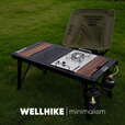 WELLHIKE户外SWS野迹升降IGT户外折叠露营便携桌野餐烧烤多功能桌子 SWS野迹三单元IGT升降桌