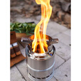 柏潮户外便携多功能柴火炉旅行野炊炉灶木柴火炉 不锈钢小号款