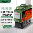 都格（Duge）家用燃煤采暖炉三回程返烧锅炉暖气反烧环保养殖场取暖炉农村地暖 三回程环保锅炉120