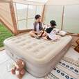 骆驼充气床垫打地铺自动新款帐篷户外露营睡垫折叠家用冲气垫床 双人充气床 流沙色，173BA9C040B