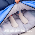 北极狼露营睡袋秋冬被子二合一成人加大加宽保暖加厚信封棉睡袋户外单人 100cm加宽睡袋【中青/3.5kg】加厚款
