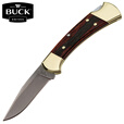 BUCK美国原装进口折刀年度纪念款高配112系列经典折叠刀黄铜木柄缎面 0112BKSA-B