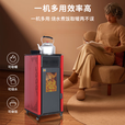 狄丽莫颗粒取暖炉全自动取暖炉家用生物质环保无烟木柴颗粒两用可做饭 2025升级智能160型【木柴颗粒两用】-可烧水做饭