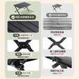 探险者蛋卷桌折叠桌户外桌椅全套便携式野餐桌椅一桌四椅月亮椅露营桌子 120款蛋卷桌+豪华月亮椅*6