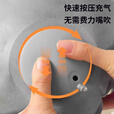 VIPY旅行充气枕头腰垫坐垫便携式枕腰靠靠垫户外飞机抱枕快充 灰色