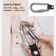 智宙行李箱挂扣外置旅行包挂钩锁扣快挂扣卡扣背包绳扣户外扣环 挂扣黑带灰色扣[2个]