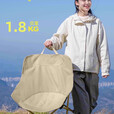 户外月亮椅超轻靠背椅折叠露营椅子座椅钓鱼椅野餐桌椅 【冬竹青】成人月亮椅