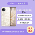 vivoS20 6500mAh 长续航一拍得胶片相机 5000万防畸变柔光展机自拍  凤羽金 12GB+512GB 单机+第三方充电器+店保一年