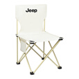 JEEP小椅子 户外露营椅钓鱼椅沙滩椅便携凳子野外旅行用品 33款-白色