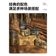 HIKEMAN户外露营灯具收纳包便携保护包大容量加厚防撞野营包炉具气罐包 【军绿色】10L