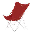 牧高笛（MOBIGARDEN）蝴蝶椅 户外露营便携折叠铝合金高背椅可拆卸超轻休闲折叠椅 蝴蝶椅Elite/旭日红