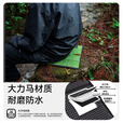 HIKEMAN憨客防潮垫户外超轻单人登山徒步折叠坐垫便携露营加厚野餐垫子 【黑色】大力马防潮坐垫