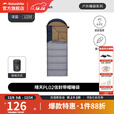 挪客伸手睡袋成人户外露营四季通用款双人轻量化被子两用车用便携 深蓝拼浅蓝左 U250 【A类1.8KG】