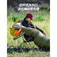 北山狼户外羽绒睡成人加厚轻量化保暖单人冬季睡袋露营 棕绿色-600克90白鸭绒睡袋