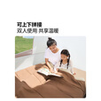 牧高笛（MOBIGARDEN）祥云加绒棉睡袋 户外徒步保暖信封式成人睡袋1.8KG 松露棕