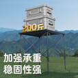 JEEP升降可折叠蛋卷桌户外便携式露营桌子野餐桌野营用品装备 【加厚碳钢】可升降蛋卷桌
