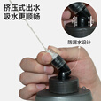 Flipbelt飞比特运动软水壶2.0新国标带吸管可折叠无毒TPE/PP 深灰色500ml