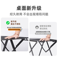 户外露营旅行折叠桌子战术桌铝合金超轻便捷式步行多功能摩旅装备 【铝合金小号】方管加厚升级款