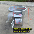 新型无烟加厚气化柴火炉灶木柴农村户外气化炉家用节能锅炉灶台 内径50公分 内胆6毫米+大礼包