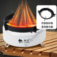 骆驼卡式炉户外便携分体式炉具露营野炊全套装备瓦斯燃气煮茶炊具 +收 白色分体聚能炉