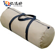 ZKHE超大防水露营收纳包户外旅行睡袋帐篷桌椅天幕圆筒袋野营装备袋子 耐磨特厚款-卡其直径19*72cm