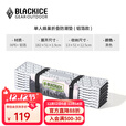黑冰（BLACKICE）户外露营GEO单人蜂巢防潮垫铝箔款轻量可折叠便携蛋巢野餐垫子 Z6106黑色 均码
