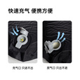 black dog黑狗户外自动充气枕头户外露营睡袋充气垫枕头野营便携式旅行枕 黑狗充气枕头【夜幕黑】