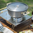 火枫方圆桌面式折叠气炉户外露营猛火炉野营单口炉便携式IGT炉子 方圆单口炉