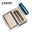 黑冰（BLACKICE）户外钛双层保温杯车载便携养生泡茶杯办公室商务简约钛杯Z7251G 冰川蓝-300ml-无茶滤
