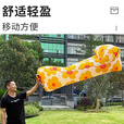 拜杰（BJ） 充气沙发太阳花色户外气垫床便携懒人野营折叠躺椅网红充气垫 太阳花带遮阳充气沙发