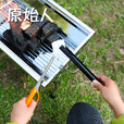 原始人碳夹烧烤木炭夹子耐用加长炭夹户外环保烧烤工具配件用具 碳夹