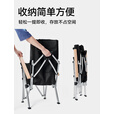 伯希和（Pelliot）户外折叠躺椅露营沙滩钓鱼椅便携休闲阳台靠背凳子16105715曜石黑