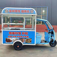 电动三轮小吃车多功能摆摊美食早餐夜市流动售货车四轮麻辣烫炸串 任意定制 图纸设计费用
