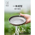 KEITH铠斯【钛菜碟】圆盘菜盘蒸盘菜碟子平底浅盘饭盘精致露营纯钛餐具 餐碟Ti5363